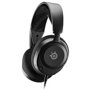 SteelSeries Arctis Nova 1 Gaming Headphones, Wired, Sealed Type, 40mm Audio Driver, Spatial Audio, AI Noise Canceling Bi-Directional Microphone, Black 61606