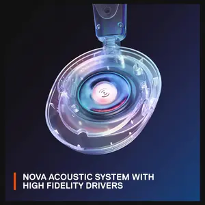 SteelSeries Arctis Nova 1 Gaming Headphones, Wired, Sealed Type, 40mm Audio Driver, Spatial Audio, AI Noise Canceling Bi-Directional Microphone, Black 61606