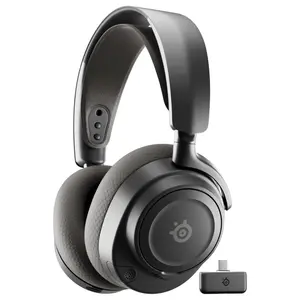 SteelSeries Arctis Nova 7P Wireless Gen 2 Gaming Headset, 50H+ Battery, Neodymium Magnetic Drivers, 2.4GHz and Bluetooth, PS5/PS4/PC/Switch 1/2/Mobile, Black 61744