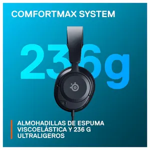 SteelSeries Arctis Nova 1P Multi-System Gaming Wired Headset, Hi-Fi Drivers, 360 Spatial Audio, Noise-Cancelling Mic, 3.5mm Jack, PS5/PS4, PC, Xbox, Switch, Black 61611