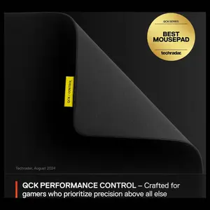 SteelSeries QcK XL Performance Control Gaming Mousepad, Micro-Textured Surface, 3.5mm Thick, Low-Profile Stitched Edges, Non-Slip Neoprene Rubber Base, 900x400mm, 63435