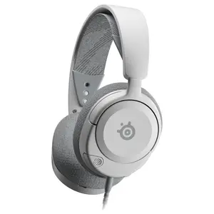 SteelSeries Arctis Nova 1 Multi-System Gaming Headset, Hi-Fi Drivers, 360 Degree Spatial Audio, AI-Powered Noise-Cancelling Mic, 3.5mm Jack, White 61607