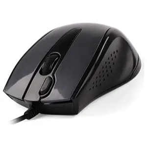 A4Tech N-500FS Wired Silent Mouse, 1200 DPI, 4-Way Wheel, 2X-Button, Glossy Grey