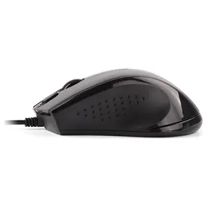 A4Tech N-500FS Wired Silent Mouse, 1200 DPI, 4-Way Wheel, 2X-Button, Glossy Grey