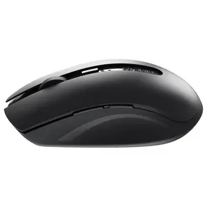 Rapoo M350 Silent Multi-Mode Wireless Mouse, BT5.0 Plus 2.4GHz, Switch Between 2 Devices, 90% Silent Mouse Clicks, Ergonomic Design, Dark Grey
