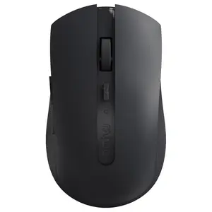 Rapoo M350 Silent Multi-Mode Wireless Mouse, BT5.0 Plus 2.4GHz, Switch Between 2 Devices, 90% Silent Mouse Clicks, Ergonomic Design, Dark Grey