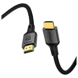 Amaze Pure Copper Premium Quality HDMI Cable, HDMI 2.0 2M, 4K Ultra HD 60Hz, 18Gbps, HDR Support, 3D Compatible, ARC Audio Return Channel, Model A85