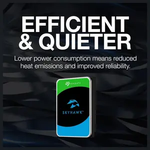 Seagate SkyHawk 6TB Surveillance Internal Hard Drive HDD, 3.5 Inch, SATA 6Gb/s, 256MB Cache, 7200RPM, ST6000VX009