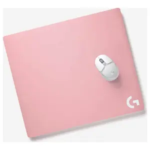 Logitech Aurora Collection Gaming Mouse Pad, 400mm x 460mm, 3mm Thick, Non-slip Rubber Base, Pink 943-000734