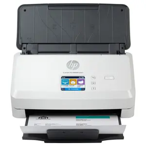 HP ScanJet Pro N4000 SNW1 Sheetfed Scanner, 40ppm and 80IPM, 50-Sheet ADF, 2.8 Inch Color Touchscreen, 600 x 600dpi, USB 3.0 and Ethernet and WiFi and WiFi Direct