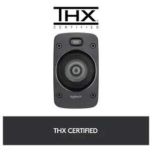 Logitech Z906 5.1 Surround Sound Speaker System, THX Certified, Dolby Digital And DTS Digital Certified, 500 Watts Continuous Power, Black