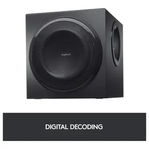 Logitech Z906 5.1 Surround Sound Speaker System, THX Certified, Dolby Digital And DTS Digital Certified, 500 Watts Continuous Power, Black