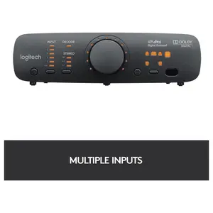 Logitech Z906 5.1 Surround Sound Speaker System, THX Certified, Dolby Digital And DTS Digital Certified, 500 Watts Continuous Power, Black