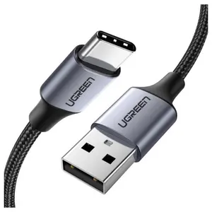 UGREEN 60126 USB-A To USB-C Fast Charging Cable, 3A, 480 Megabytes Per Second, 1 Meter, Aluminum Braid