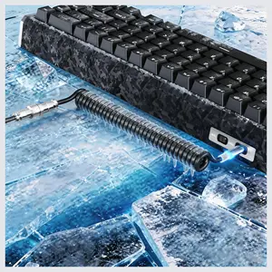 ATTACK SHARK R68 HE Carbon Fiber Rapid Trigger Keyboard, 8000Hz Polling Rate, 0.005mm RT Accuracy, 68 Keys Wired Magnetic Switch, Adjustable Actuation, Snap Tap, RGB Lighting, Black