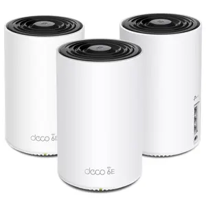 TP-Link Deco XE75 AXE5400 Tri-Band WiFi 6E Mesh WiFi System, Up To 7200 Sq.Ft Coverage, Total Speeds Up To 5400Mbps, 3-Pack