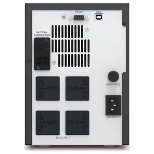 APC Easy UPS SMV 750VA Uninterruptible Power Supply, 750VA/525W Line Interactive Pure Sine Wave, AVR, LCD, 230V, 4 Universal Outlets