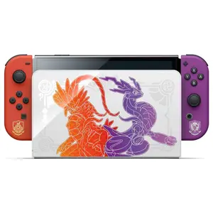 Nintendo Switch OLED Model Pokemon Scarlet and Violet Edition, OLED Console, Special-Design Joy-Con, Matching Dock