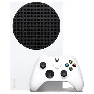 Xbox Series S All Digital Gaming Console, 512GB NVMe SSD, Up to 120 FPS Gameplay, Quick Resume, Includes Wireless Controller, Robot White