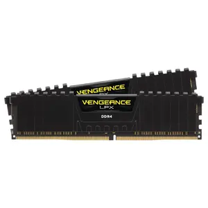 CORSAIR Vengeance LPX DDR4 RAM 32GB (2x16GB), Up to 3200MHz, CL16-20-20-38, 1.35V, Intel XMP, AMD EXPO, Black, CMK32GX4M2E3200C16