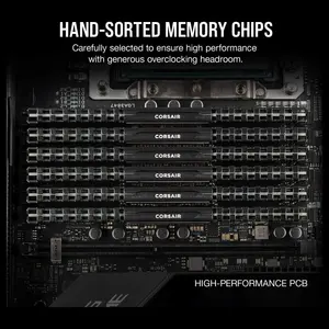 CORSAIR Vengeance LPX DDR4 RAM 32GB (2x16GB), Up to 3200MHz, CL16-20-20-38, 1.35V, Intel XMP, AMD EXPO, Black, CMK32GX4M2E3200C16