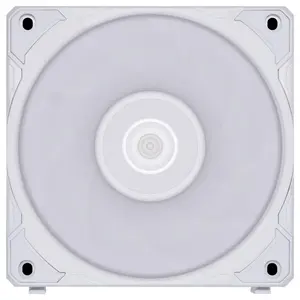 Lian Li Uni Fan P28 120mm PWM, Noise-Optimized Fan, Silent Normal and Performance Modes, Daisy-Chainable Design, Liquid Crystal Polymer Fan Blades, White, UF-P28120-1W