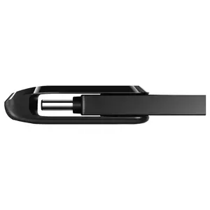 SanDisk Ultra Dual Drive Go USB Type-C Flash Drive, 128GB, USB 3.2 Gen 1, Up To 400MB/s Read, USB Type-C and Type-A, Black SDDDC3-128G-G46