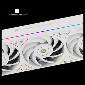 Thermalright Peerless Vision 360 UB ARGB CPU Liquid Cooler, 3.95" 480x480 LCD Square Screen, Wireless Splicing Fans, 360mm Aluminum Radiator, White