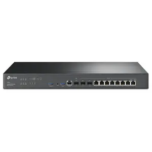 TP-Link ER8411 Omada VPN Router, Two 10GE SFP+ Ports, Up to 10 WAN Ports, SSL IPSec PPTP L2TP OpenVPN, Omada SDN Cloud Management
