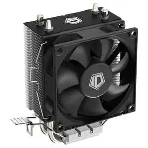 ID-Cooling SE-802-SD V3 CPU Air Cooler, 2x Heat Pipes Design, Microwave Heatsink Fin, Balanced Fan Design, Stealthy Black Design