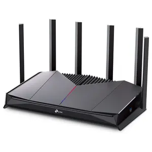 TP-Link Archer GE400 BE6500 Dual-Band Wi-Fi 7 Gaming Router, Up to 6.5Gbps, 5765Mbps 5GHz and 688Mbps 2.4GHz, Six Antennas With Beamforming, Two 2.5G LAN Ports