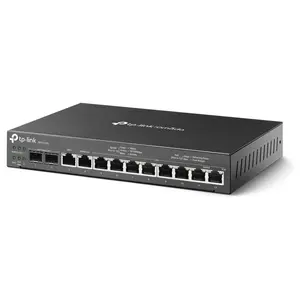 TP-Link ER7212PC Omada 3-in-1 Gigabit VPN Router, Up to 4 WAN, 8 PoE+ LAN Ports 110W, Fanless