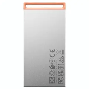 Lenovo PS6S Portable SSD 1TB, USB 3.1 Gen 2, Up to 550MB/S Read Speed, USB-C to USB-C, Cool Grey