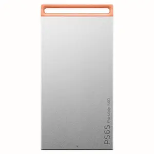 Lenovo PS6S Portable SSD 1TB, USB 3.1 Gen 2, Up to 550MB/S Read Speed, USB-C to USB-C, Cool Grey