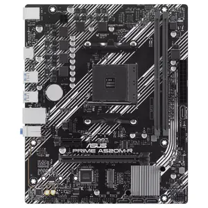ASUS PRIME A520M-R Micro-ATX Motherboard, AMD A520 Chipset, AM4 Socket, M.2 Support, Realtek 1GB Ethernet, HDMI, SATA 6Gbps