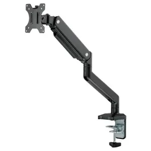 MXG BMA-12U Mechanical Spring Monitor Arm, 17"-32" Single Monitor, 2-10kg Capacity, 2xUSB 3.0 Port, Matte Black