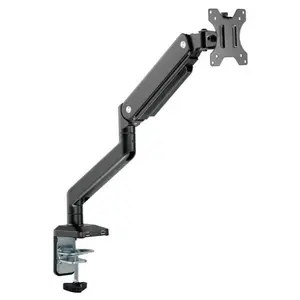 MXG BMA-12U Mechanical Spring Monitor Arm, 17"-32" Single Monitor, 2-10kg Capacity, 2xUSB 3.0 Port, Matte Black
