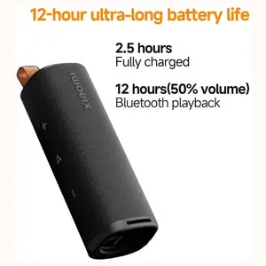 Xiaomi Sound Outdoor Portable Speaker, 30W High-Quality Sound, Dual Sound Modes Normal and Deep Bass, True Wireless Stereo, Bluetooth 5.4, Black