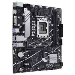 ASUS Prime B760M-K D4 Motherboard, Intel B760 LGA 1700 mATX, DDR4, PCIe 4.0 With 2x PCIe 4.0 M.2, Realtek 2.5Gb Ethernet, VGA and HDMI, SATA 6Gbps, Front USB 3.2 Gen 1