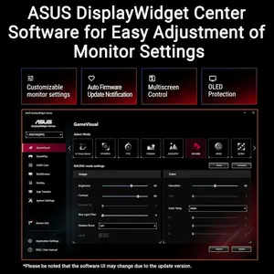 Asus ROG Strix XG32UCDS Gaming Monitor, 31.5 Inch 4K UHD QD-OLED 165Hz, 0.03ms GTG, G-SYNC Compatible, VESA DisplayHDR 400 True Black, 99% DCI-P3, Black