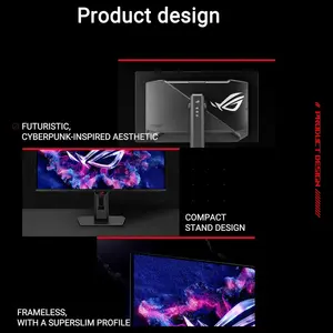 Asus ROG Strix XG32UCDS Gaming Monitor, 31.5 Inch 4K UHD QD-OLED 165Hz, 0.03ms GTG, G-SYNC Compatible, VESA DisplayHDR 400 True Black, 99% DCI-P3, Black