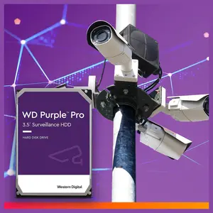 Western Digital WD Purple Pro Surveillance Internal Hard Drive HDD, 22TB, SATA 6Gb/s, 512MB Cache, 3.5 Inch, WD221PURP