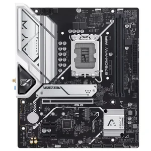 ASUS B760M-AYW WIFI Motherboard, Intel B760 LGA1700 mATX, DDR5, PCIe4.0 With 2x PCIe4.0 M.2, WiFi 6 and Realtek 2.5Gb Ethernet