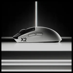 Logitech G PRO X2 SUPERSTRIKE Wireless Gaming Mouse, HERO 2 Sensor Up To 44,000 DPI, 8kHz Polling, 61g Ultra Lightweight, USB-C, for PC and Mac, Black/White