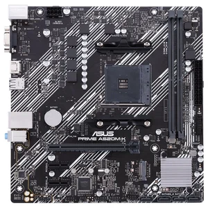 ASUS PRIME A520M-K Micro ATX Motherboard, AMD A520 Chipset, AM4 Socket, 2 DIMM Up To 64GB DDR4, M.2 And 4x SATA 6Gbps, 1Gb Ethernet, HDMI 2.1 4K@60Hz And D-Sub, USB 3.2 Gen 1 Type-A