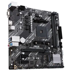 ASUS PRIME A520M-K Micro ATX Motherboard, AMD A520 Chipset, AM4 Socket, 2 DIMM Up To 64GB DDR4, M.2 And 4x SATA 6Gbps, 1Gb Ethernet, HDMI 2.1 4K@60Hz And D-Sub, USB 3.2 Gen 1 Type-A