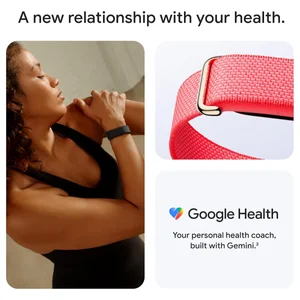 Google Fitbit Air Screenless Activity Tracker, Fitness Heart Rate and Sleep Tracking, Personalized AI-Powered Coaching, Up to 7 Days Battery Life, Works With iOS and Android, Lavender
