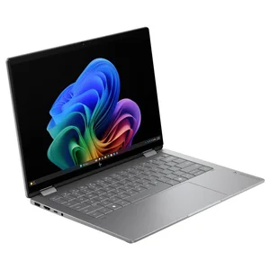 HP Omnibook X Flip 2 in 1 14-KB0023DX, Intel Core Ultra 7 355, Intel Graphics, 16GB DDR5 RAM, 1TB NVMe M.2 SSD, 14" 2K UWVA OLED Touch Screen, Windows 11 Home, Backlit Keyboard, Copilot Plus, Meteor Silver