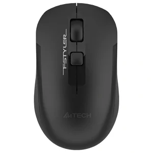 A4Tech FG16S 2.4G Wireless Mouse, Silent Click, 1200-1600-2000 DPI Adjustable, 8-in-One Gesture, Black