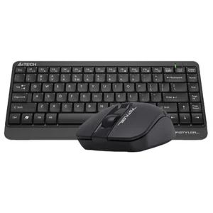 A4Tech Fstyler FG1112S Compact Desktop Set, 2.4GHz Wireless, Silent Clicks, 1200 DPI, Up to 12 Months Battery Life, Black